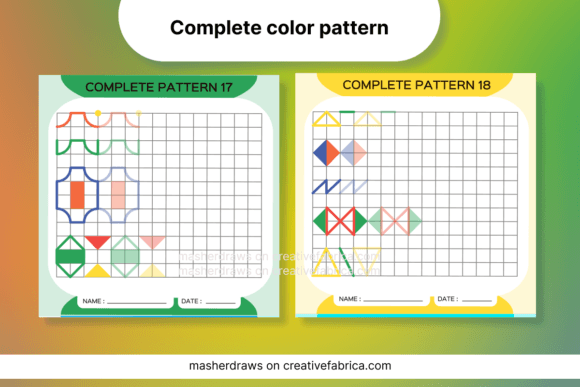 Download Kids Activity Trace Color Pattern 17-18 - Premium Bundle