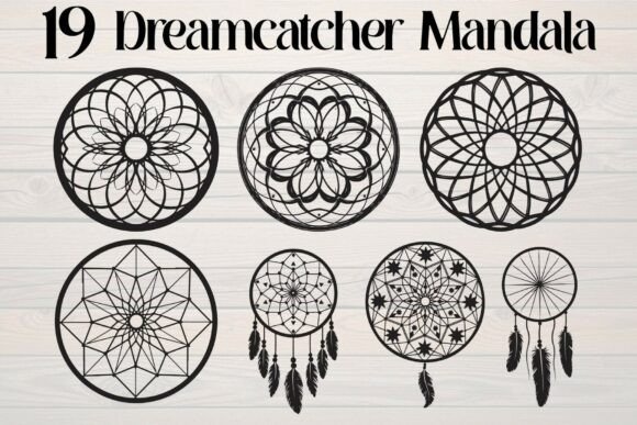 Download 19 Dreamcatcher Mandala Designs - Premium Resources