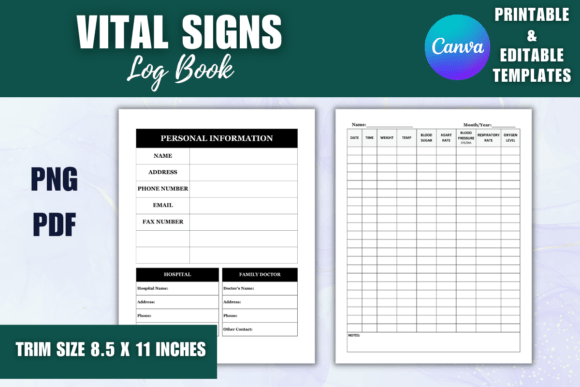 Download Vital Signs Log Book - Book Collection
