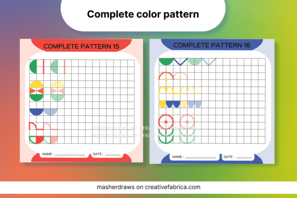 Download Kids Activity Trace Color Pattern 15-16 - Premium Resources